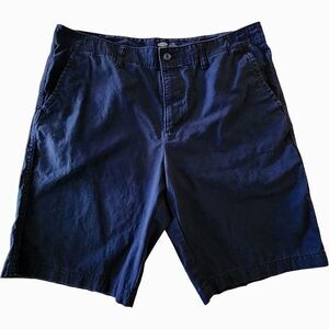 Old Navy DArk Blue Chino/Khaki Style Cotton Shorts Men Size 40 Tall